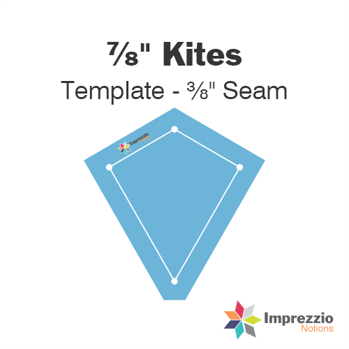 ⅞" Kite Template - ⅜" Seam