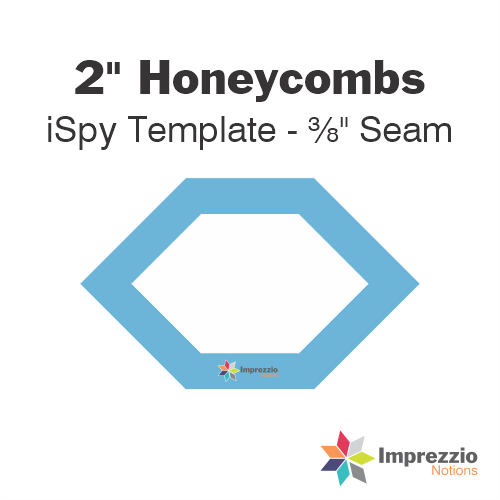 2" Honeycomb iSpy Template - ⅜" Seam