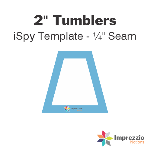 2" Tumbler iSpy Template - ¼" Seam