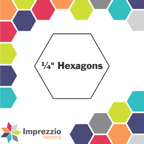 ¼" Hexagons