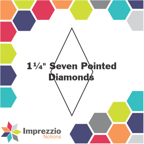 1¼" Seven Pointed Diamonds