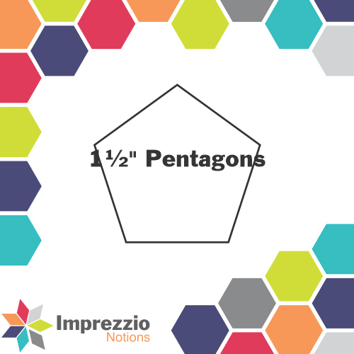 1½" Pentagons
